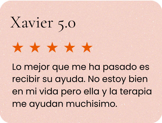 Reseña de Xavier: 5.0 estrellas - Lo mejor que me ha pasado es recibir su ayuda